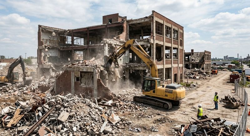 Industrial Demolition in Houston, TX