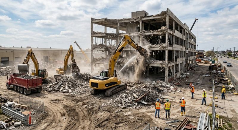 Commercial Demolition Service in Houston, TX