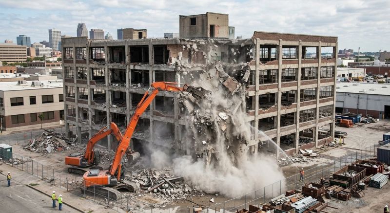 Commercial Property Demolition in Sacramento, CA