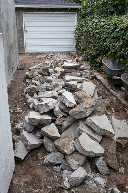 Concrete Pavement Demolition in Bergen County, NJ