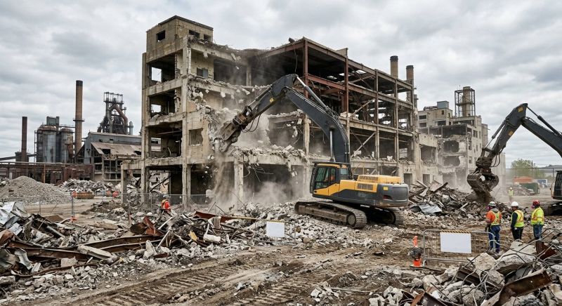 Industrial Demolition in Bergen County, NJ