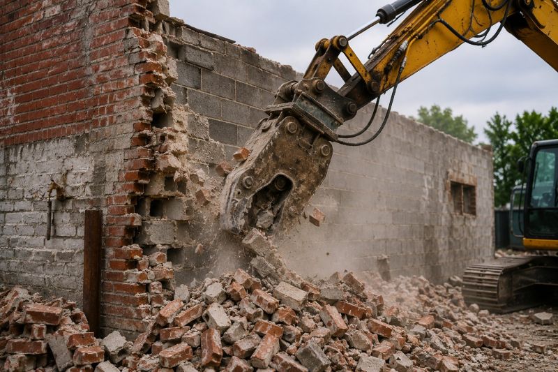 Masonry Demolition in Sacramento, CA