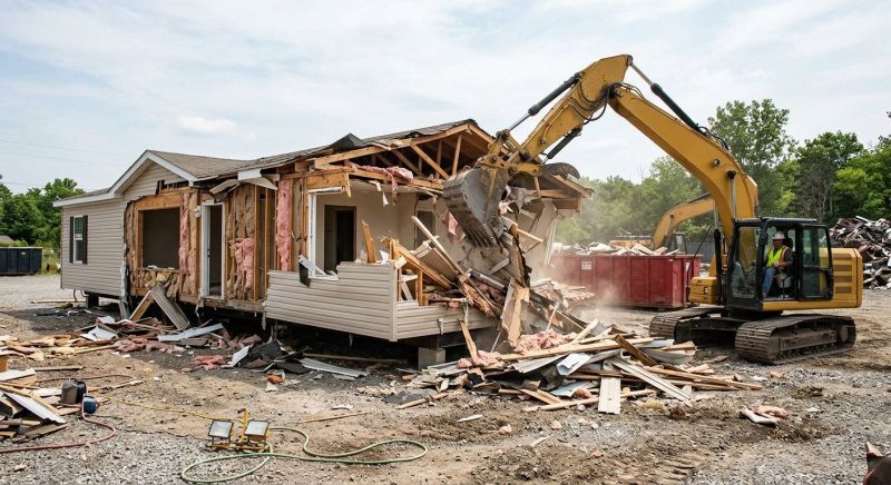 Modular Home Demolition in Katy, TX