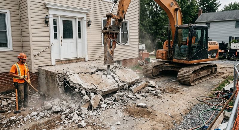 Porch Demolition in Bergen County, NJ