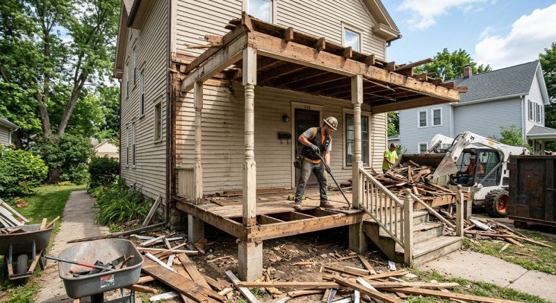 Stone Demolition in Bergen County, NJ