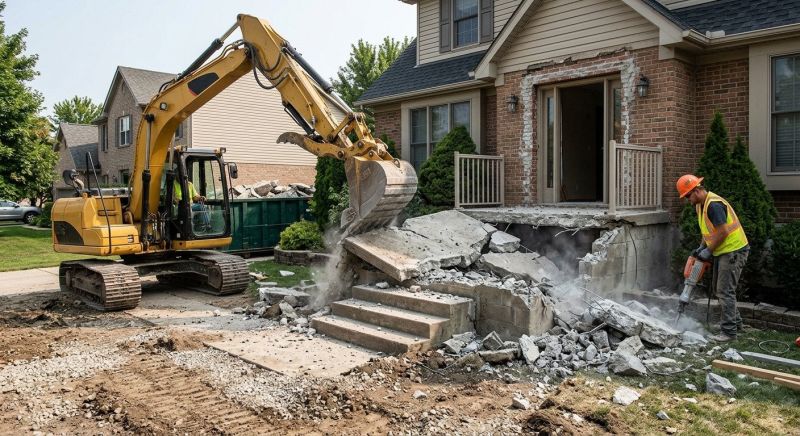 Terrace Demolition in Bergen County, NJ