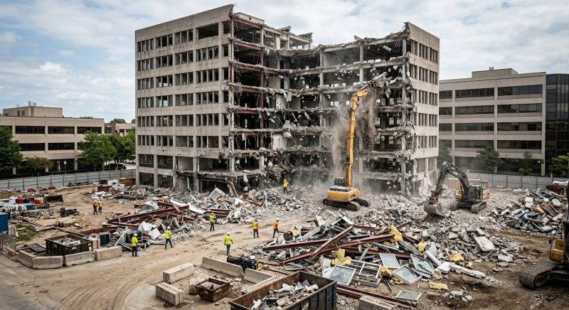 Warehouse Demolition in Sacramento, CA